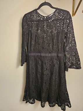 NWOT Nanette Lepore Elegant Black Lace Women's Dress